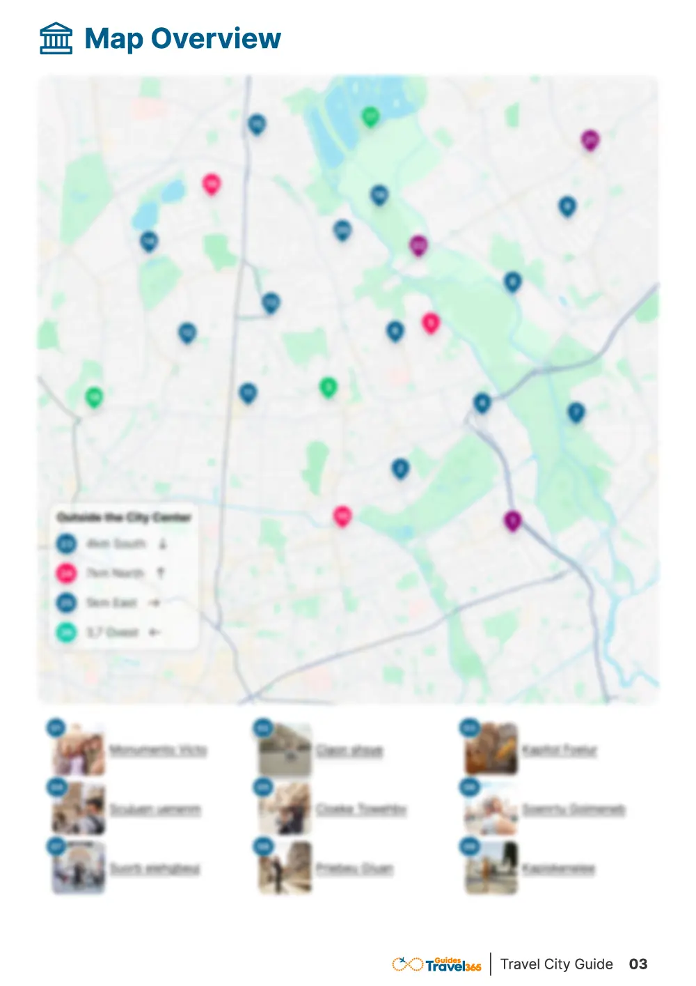 Detailed maps and must-see spots